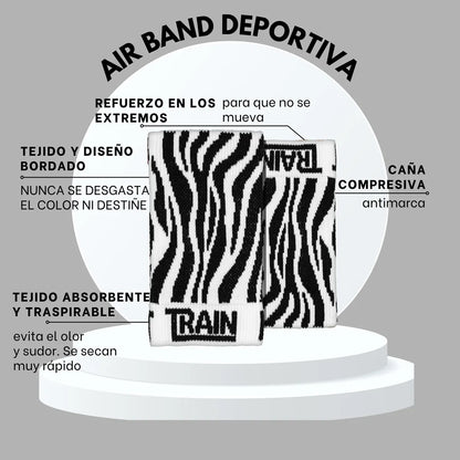 Air Bands – Animal Print – Zebra Edition